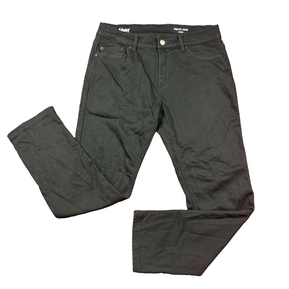 Mugsy Jeans Squid Inks Black Stretch Performance Denim FLX3NSQ Men's 34/30